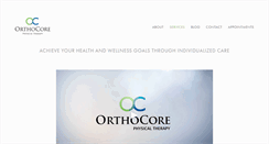 Desktop Screenshot of orthocorept.com